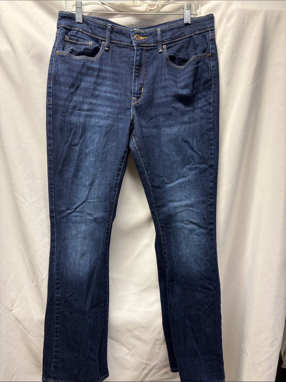 Levi's Bootcut Dark Blue Stretch Jeans